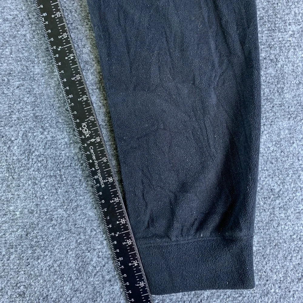 Uniqlo Joggers Sweatpants Mens 28x25.5 Black Elastic Waist Tapered Leg Everyday